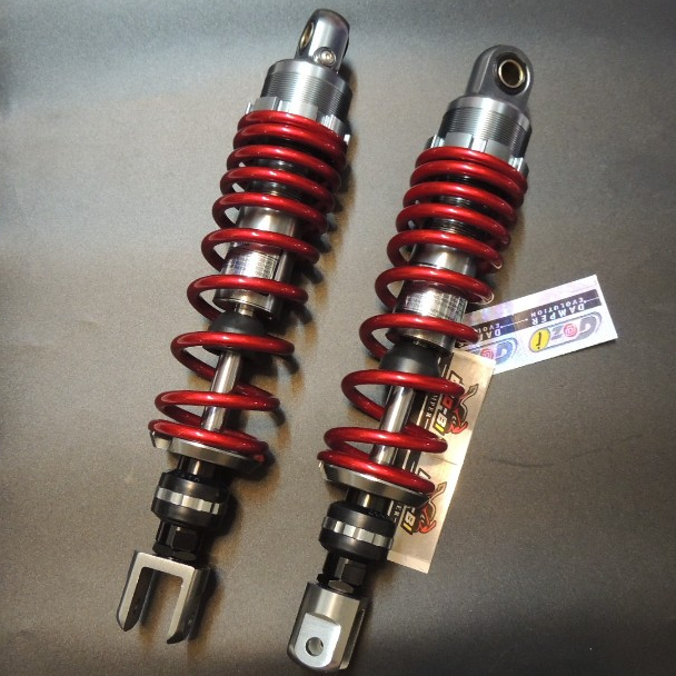 โช๊คหลังโชบิ(Cho-bi)โช้คหลัง โช๊คโชบิ pcx nmax xmax ขนาด300/310/280/320mm (1คู่)สปริงใหญ่ แกนใหญ่ แถมสติ๊กเกอร์