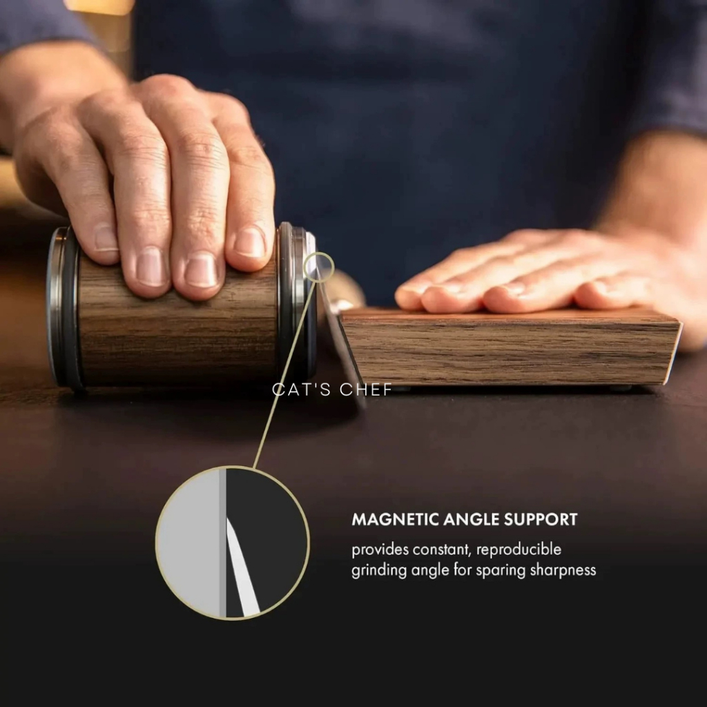 ลูกกลิ้งหินลับมีด Rolling Knife Sharpener หินลับมีดแบบกลิ้ง หินลับมีด มีดคม ราคา ถูกที่สุด ดีลบีเคเค แกลเลอรีภาพที่ 2