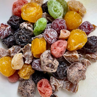 🔥Hot🔥ผลไม้อบแห้งรวม 7 ชนิด & บ๊วยรวม 6 ชนิด 🍊 ขนาด500g. 🍓สตอเบอร์รี่🥝กีวี่🍍สับปะรด🫐บ๊วยซากุระ🍑บ๊วยเค็ม