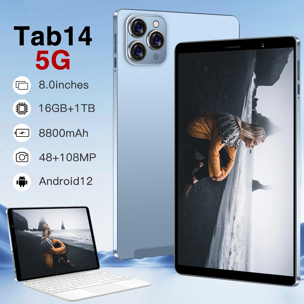 Tablet 5Gใหม่รองรับ 2 SIM 5G LTE WiFi 2024 5Gแท็บเล็ตXiaomiแท็บเล็ตSE12 นิ้ว { RAM 16GB + ROM 512GB}
