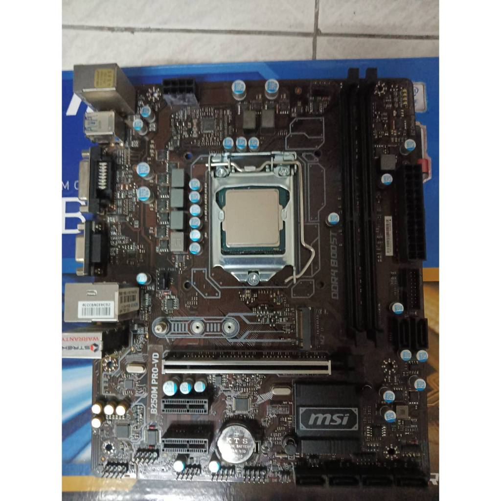 Intel core i7 6700 + MSI B250M PRO-VD ยกเซ็ต มือสองสภาพดี CPU Mainboard เมนบอร์ด