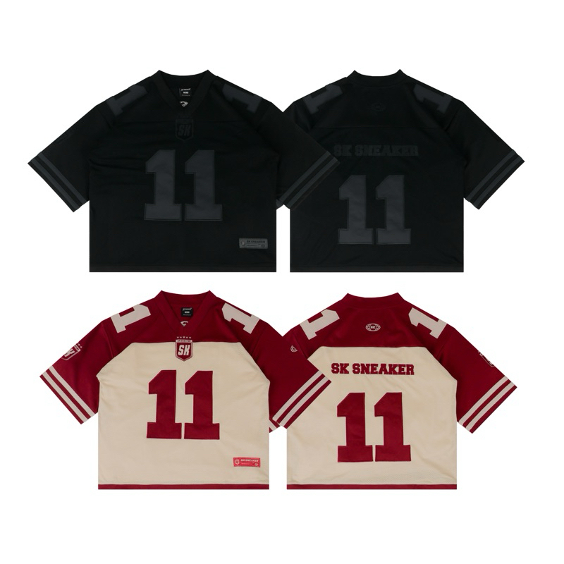 SK SNEAKER ELEVEN SK LEAGUE JERSEY BLACK / CREAM