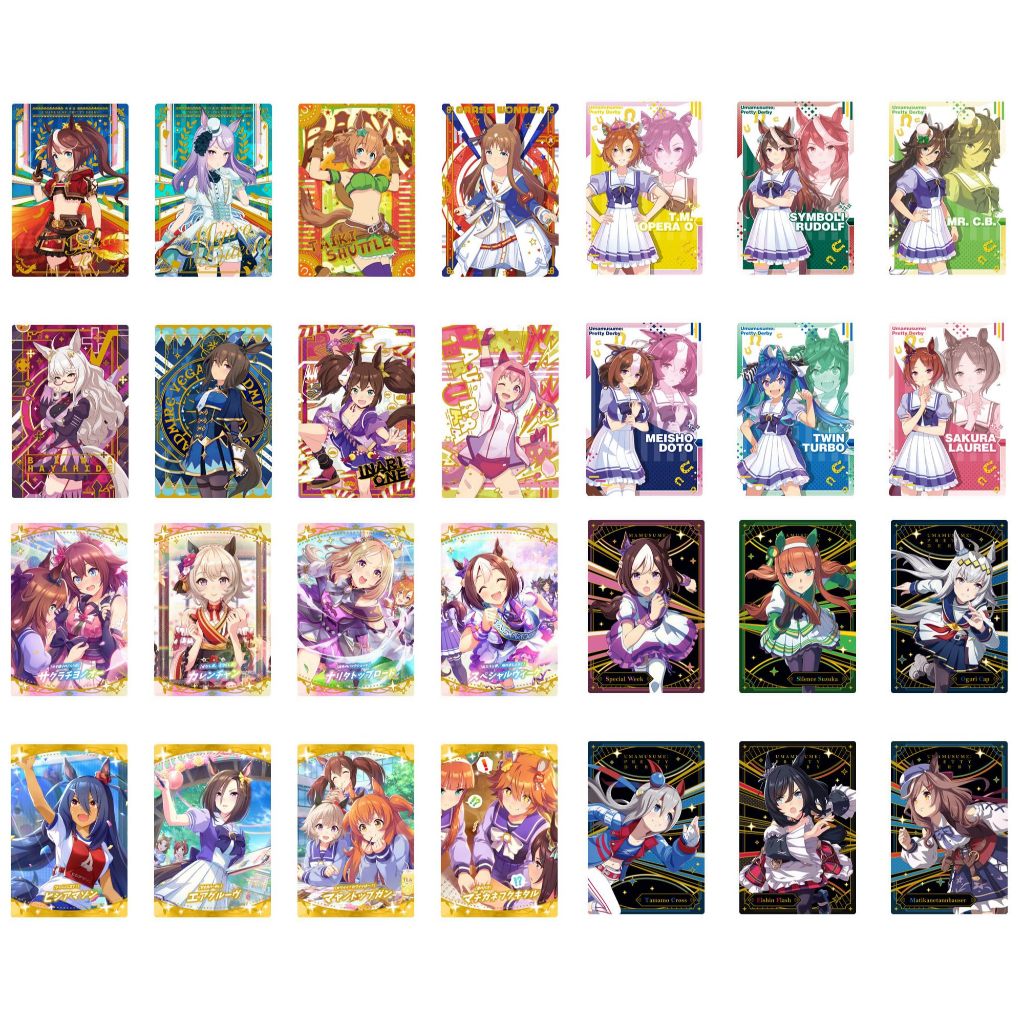 Uma Musume Pretty Derby Twin Wafersชุด 4-6 ของแท้ ของใหม่ในซีนๆนอกมีริ้วรอย