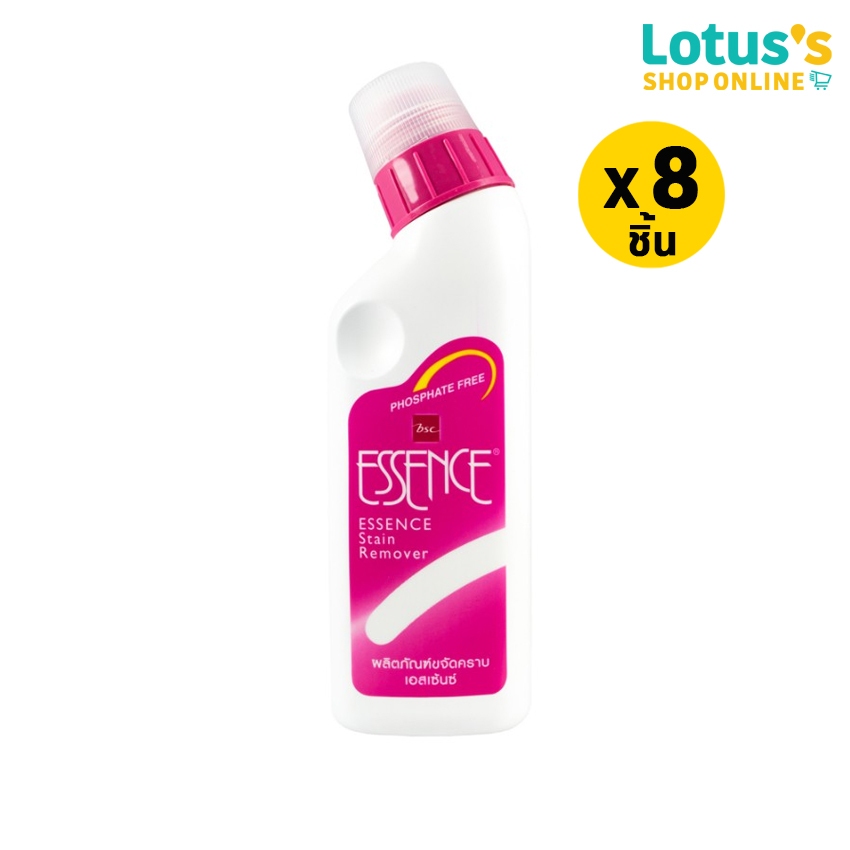 [ทั้งหมด 8 ชิ้น] เอสเซ้นซ์ น้ำยาขจัดคราบ หัวป้าย 220 มล. ESSENCE STAIN REMOVER 220 CC.