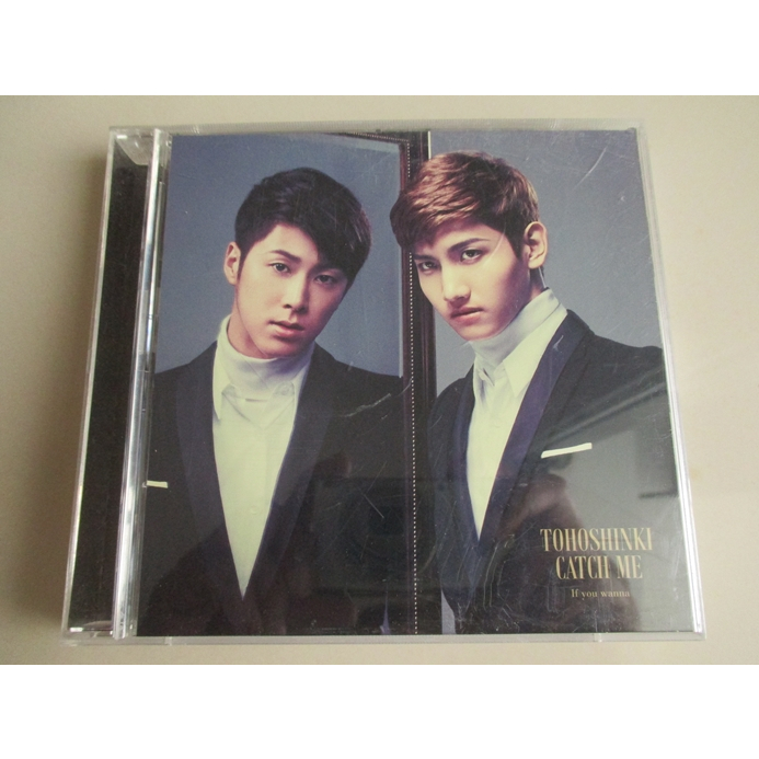 Tohoshinki - Tohoshinki Catch Me -If You Wanna- (CD+DVD) แผ่นมือสอง/สภาพสวย