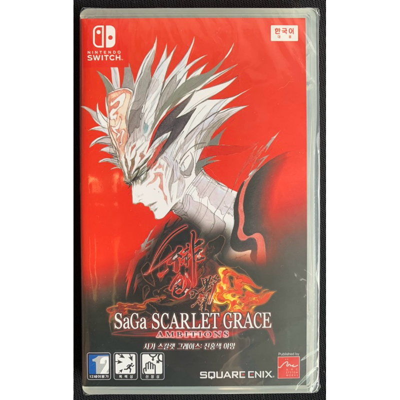 แผ่นเกมส์มือ1(ใหม่)| Nintendo Switch l Saga Scarlet Grace l แผ่นเกาหลี มีภาษาอังกฤษ