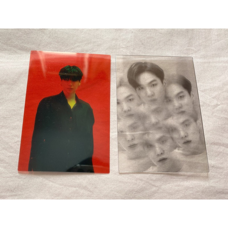 การ์ดบังทัน BTS suga การ์ดใสจาก map of the soul one concept book