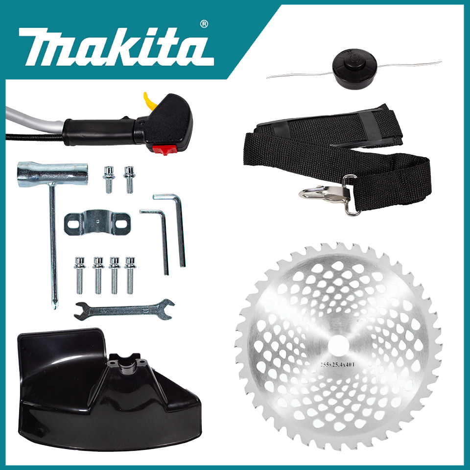 MAKITA เครื่องตัดหญ้าสะพายบ่า เบนซิน 4 จังหวะ (AAA) อุปกรณ์พร้อมใช้ 💥 ส่งเร็ว ตรงปก 💯🔥🏆 AL - รูปที่ 3
