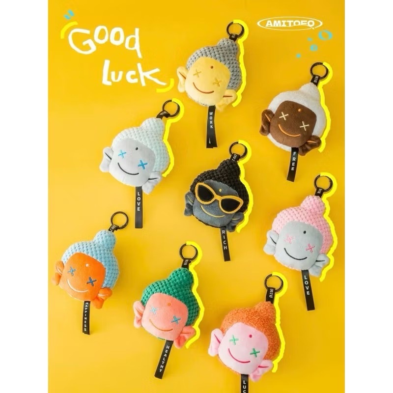 (สั่งในไลฟ์ลด100฿🌙) แบบสุ่มพวงกุญแจ Amitofo