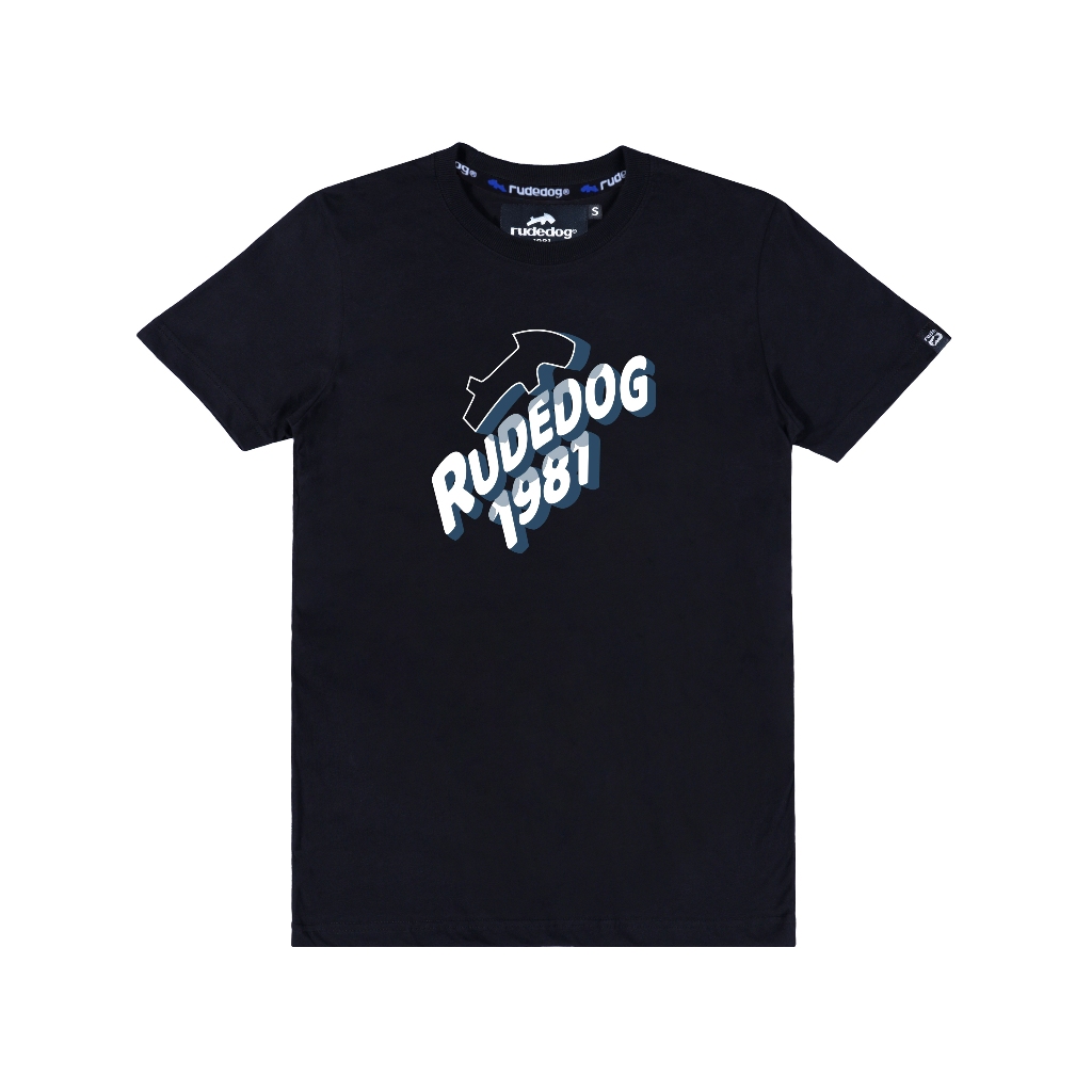 RudeDog รุ่น Bold พิเศษ เสื้อยืดคอกลม 6 สี - คอตตอน 100% สวมใส่สบาย