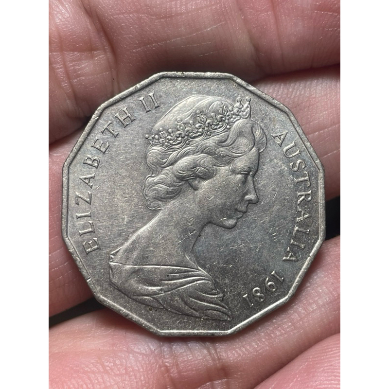 Australia 50 Cents Elizabeth II 1981 Coin