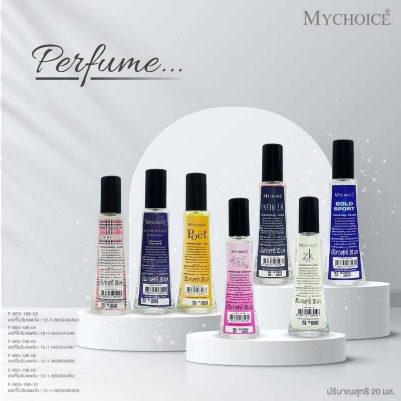 Mychoice สเปรย์น้ำหอมมายช้อยส์ ขนาด 20 มิลลิลิตร