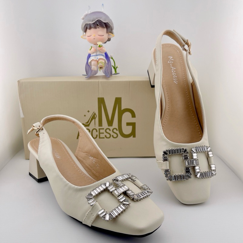 รองเท้าคัชชู MG Access สี Apricot size 36🍒 มือ 1 พร้อมกล่อง ซื้อมาไม่เคยใส่ค่ะ