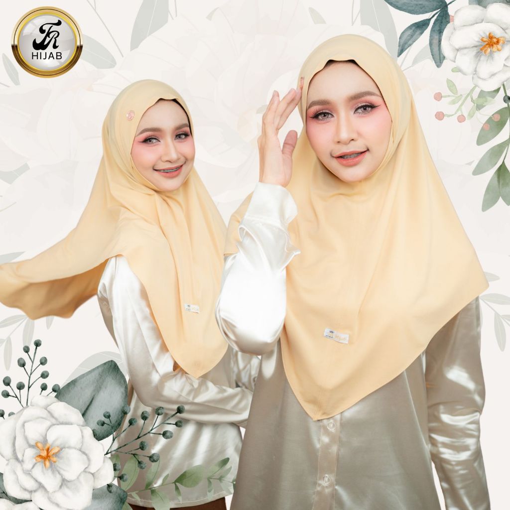 ผ้าคลุมฮิญาบสวมสำเร็จ หน้าสไตล์ซีเรีย สวมใส่ง่ายมีคาง ผ้าเย็นใส่สบาย มีหลายสี HM68วาริสมุสลิม