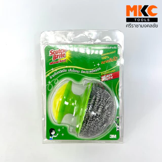 3M ฝอยสแตนเลสพร้อมด้ามจับ Scotch Brite