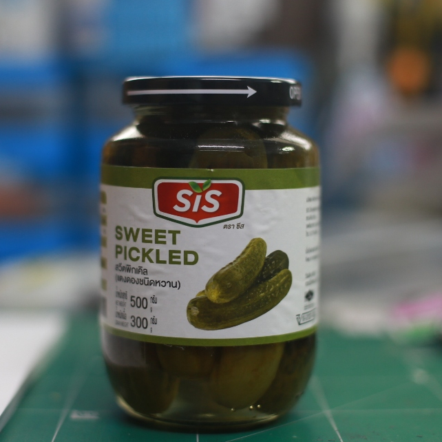 แตงกวาดอง 454 กรัม ตราซีส Sis Sweet /sour pickle Dill Pickles 454 g
