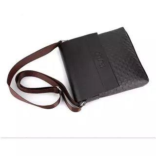 พร้อมส่ง PLกระเป๋าสะพายข้าง ไซต์ใหญ่ ใช้ไปทำงาน ดูมีระดับ PU Leather
