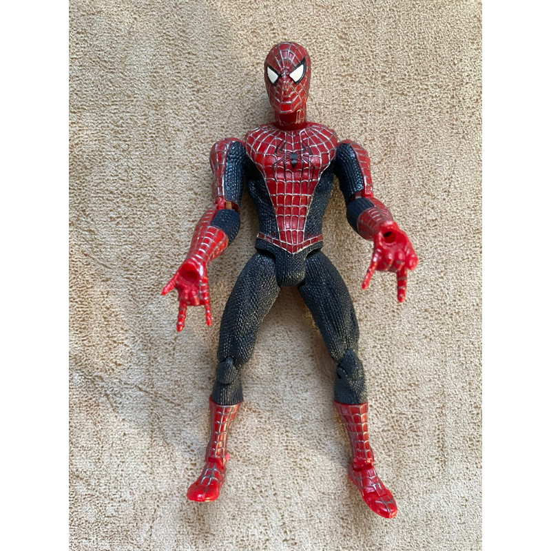 ตำหนิกาว Spider man Tobey Toy biz 2002 action figure 1/12