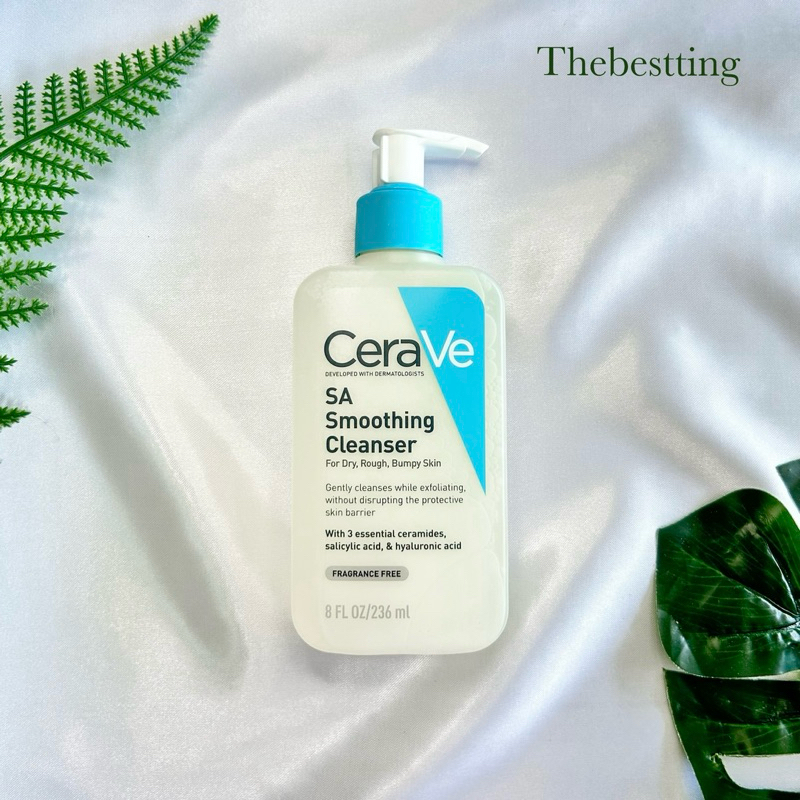 แท้ % ฉลากไทย เซราวี CERAVE SA Smoothing Cleanser ผลิตภัณฑ์ทำความสะอาด 236ml.
