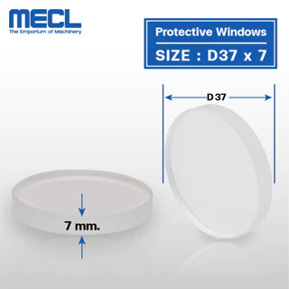 MECL_001 D27.9*4.1 D24.9*1.5 D37*7 เลนส์ป้องกันแสงเลเซอร์ออปติคอล สําหรับ Raytools Fiber Laser Head