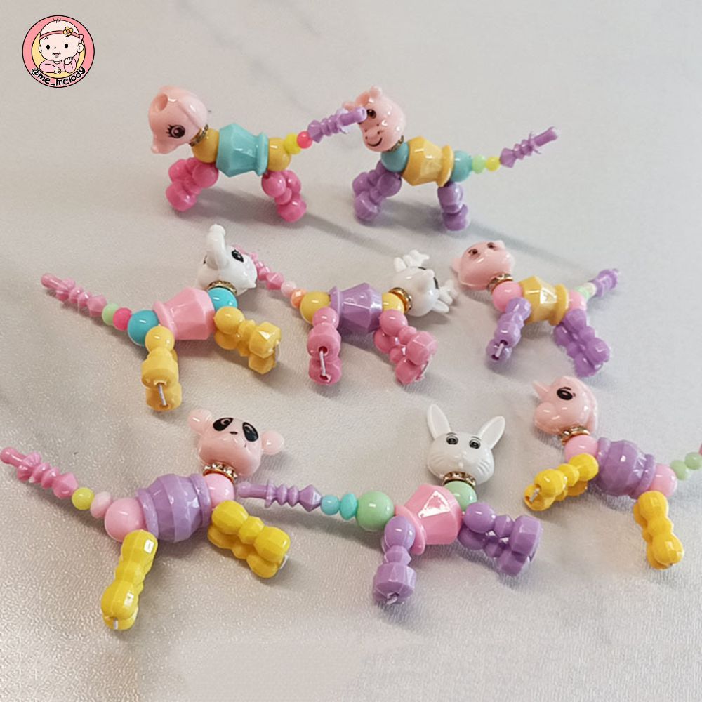 กำไลแปลงร่าง สร้อยคอ ที่ห้อยกระเป๋า ต่อความยาวได้ ของเล่นเด็กอนุบาล เสริมความคิดสร้างสรรค์ - รูปที่ 7