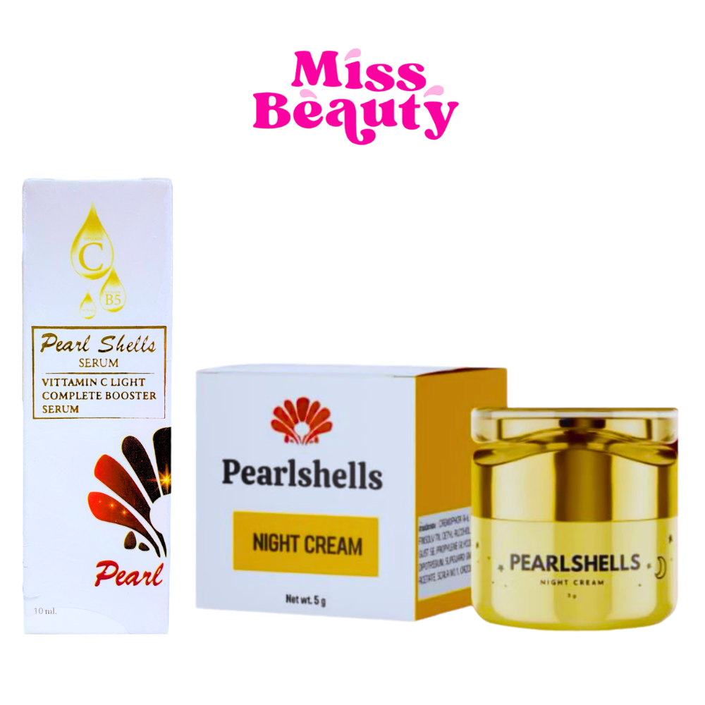 Pearlshells ครีมเพิร์ลเชลล์ ไนท์ครีม เซรั่มเพิร์ลเชลล์
