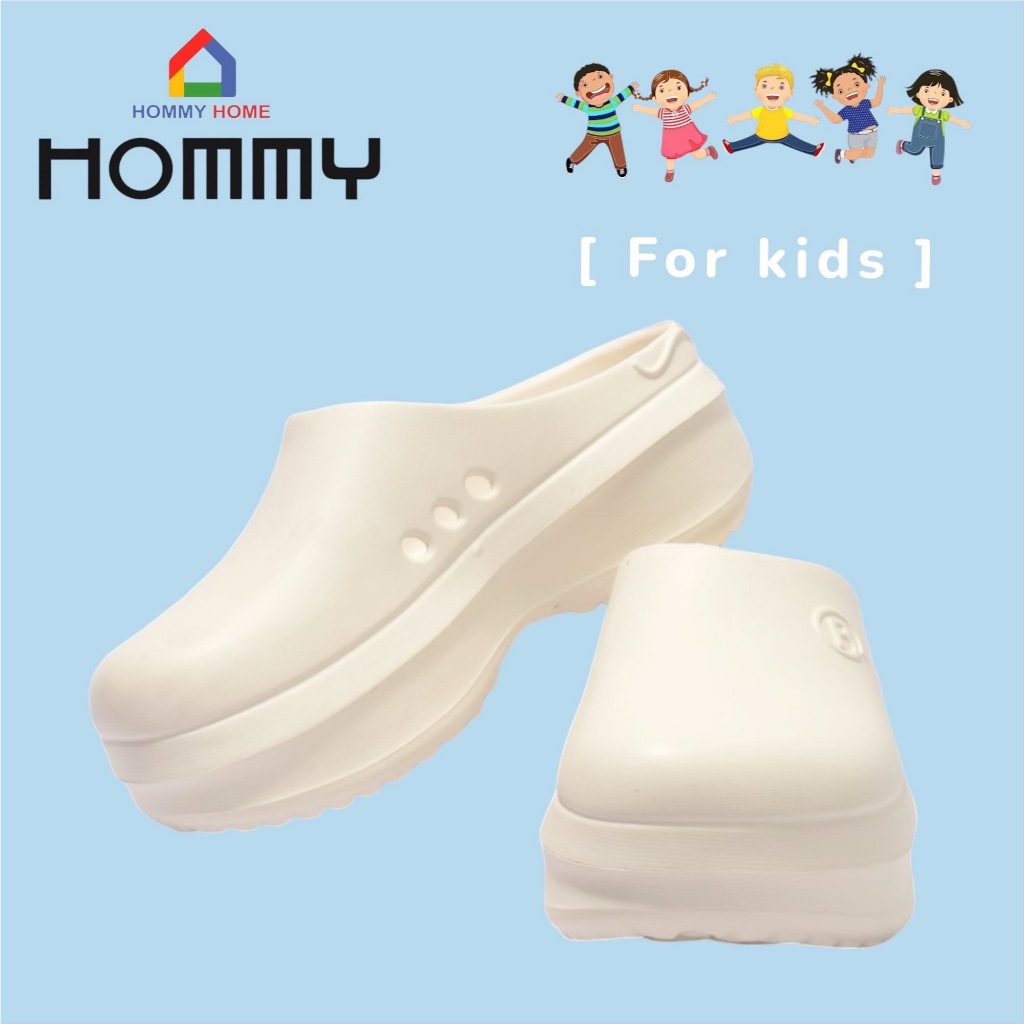 【รองเท้าเด็ก】HOMMY รองเท้าแตะ หัวโต รองเท้าเด็กผู้หญิง กันลื่น  *ลด 1 ไซส์ก่อนสั่งซื้อ SH/2***