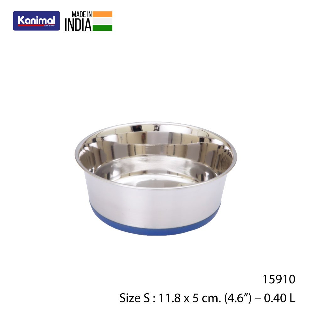 Kanimal Heavy Pet Bowl ชามอาหาร ชามน้ำ ชามสแตนเลส รุ่นหนาพิเศษ สำหรับสุนัขและแมว Size S / M / L (เลือกขนาด) รูปที่ 3