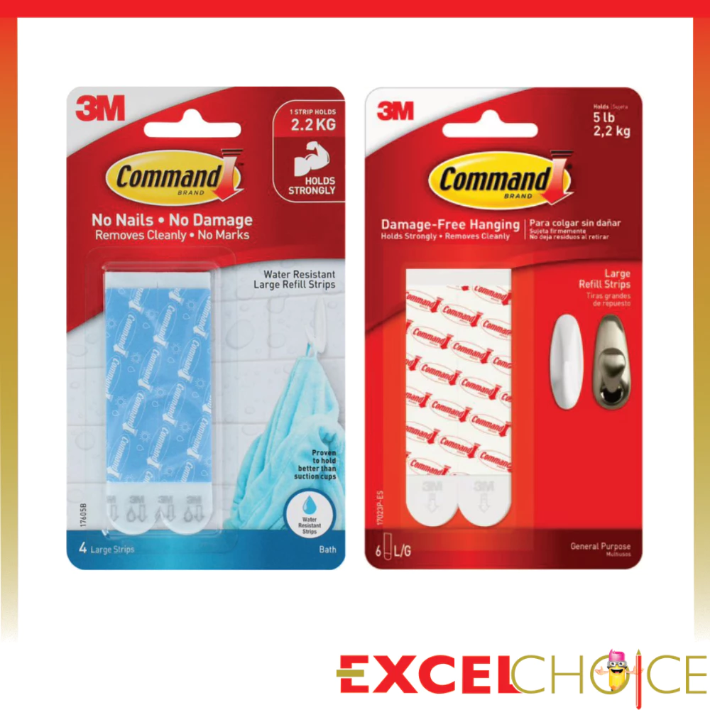 คอมมานด์ เทปรีฟิว์ล เทปกาว 2 หน้า Command 3M