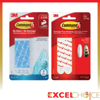 คอมมานด์ เทปรีฟิว์ล เทปกาว 2 หน้า Command 3M