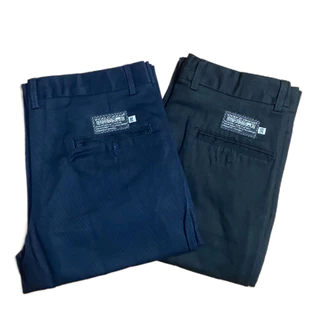 กางเกงทรงกระบอก K7. ชีโน่ CHINO’s ปลายขา8-9นิ้ว สีดำ/สีกรม กางเกงช่าง กางเกงทำงาน เอว28-44