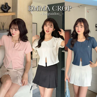 EMMA CROP : เสื้อครอปซิป longsaidoo_