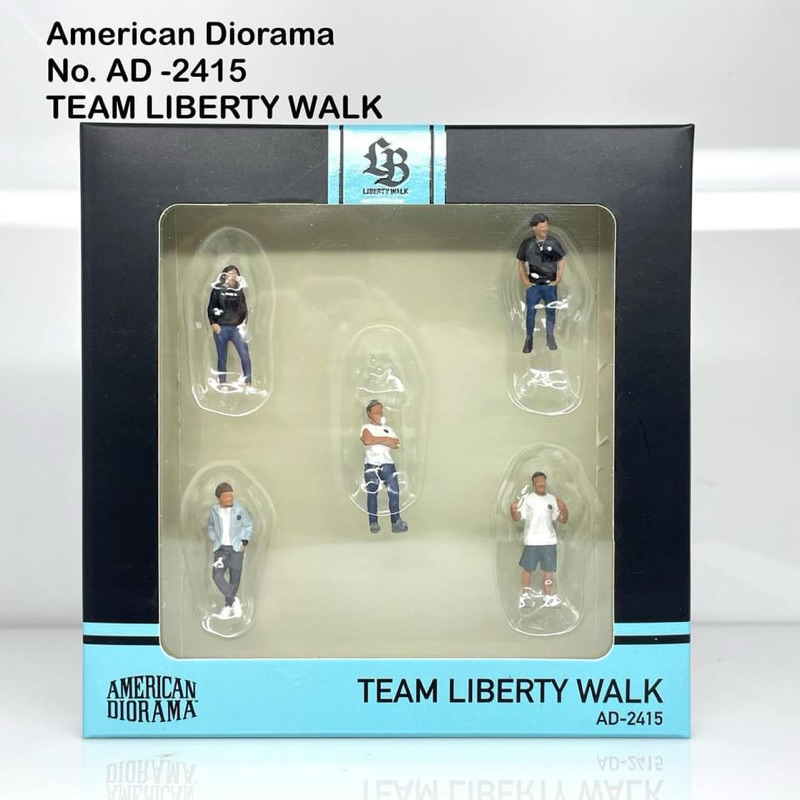 American Diorama 📌 No.AD-2415 📌 Figure Set: Team Liberty Walk