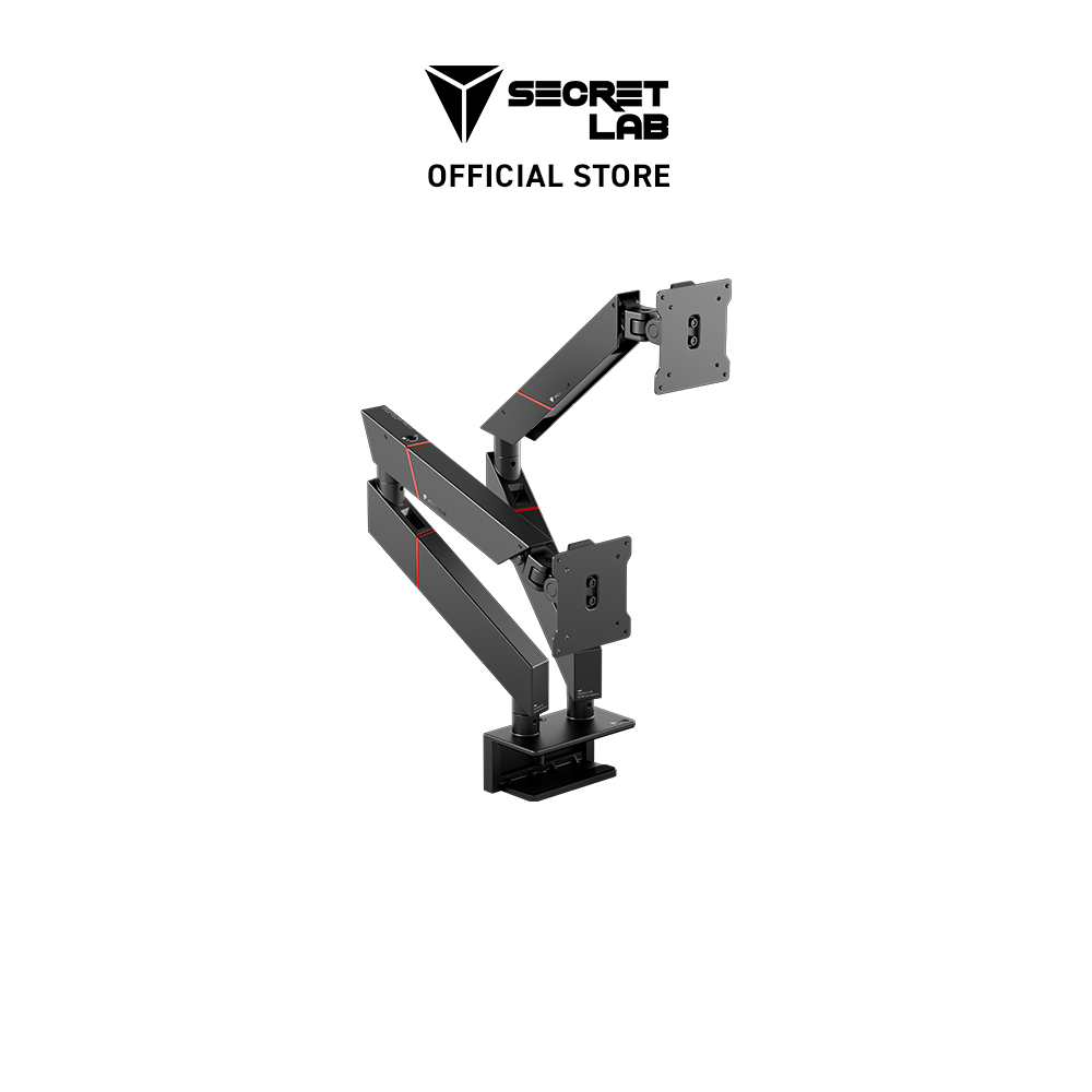 Secretlab MAGNUS Dual Monitor Arm (Black) — แขนยึดจอมอนิเตอร์แบบคู่