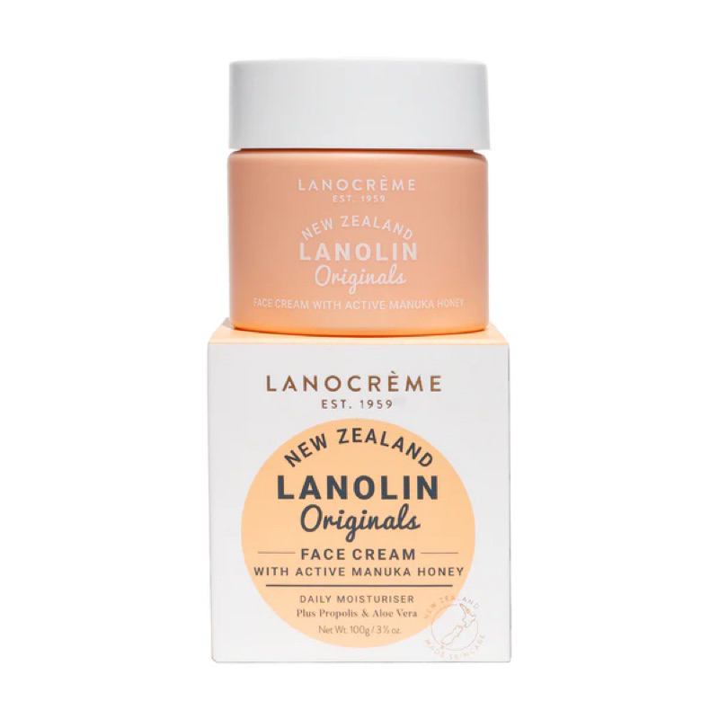 Lanocream Face Cream with Active Manuka Honey 100g