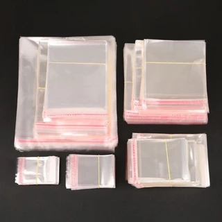 ถุงซองใสฝากาว OPP ขนาดเล็ก (แพค100ใบ) ซองพลาสติก ซองใสพลาสติก สามารถใส่ได้หลายอย่าง ซองใส