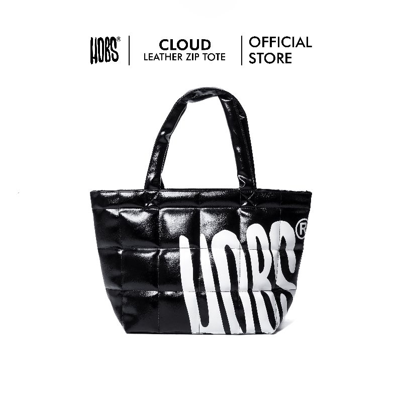 Hobs® กระเป๋าหนังนุ่มนิ่ม มีซิป | CLOUD LEATHER ZIP TOTE | Shopping Bag