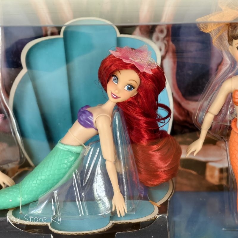 Ariel and Sisters Doll Set ตุ๊กตาแอเรียล และ พี่น้อง นางเงือกพร้อมส่ง