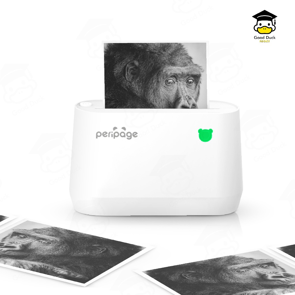 Peripage A9 เครื่องปริ้นพกพา เครื่องปริ้นท์ไร้สาย ปริ้นใบปะหน้า Shopee ไม่ใช้หมึก Mini Printer ราคา ถูกที่สุด ดีลบีเคเค แกลเลอรีภาพที่ 8