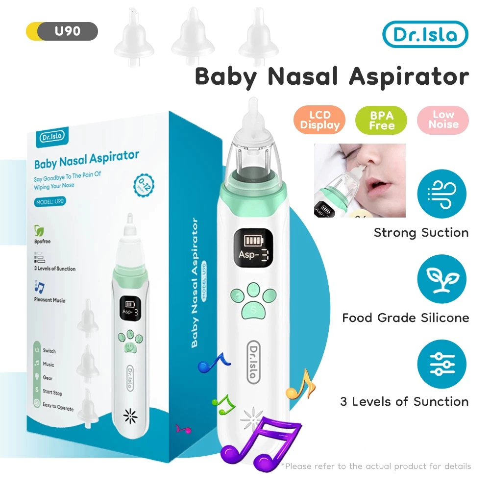 Dr.isla U94 ที่ดูดน้ำมูกเด็ก เครื่องดูดน้ำมูก ที่ดูดน้ำมูก Soft Nasal Aspirator เครื่องดูดน้ำมูกอัตโนมัติช่วยแก้อาการหวั