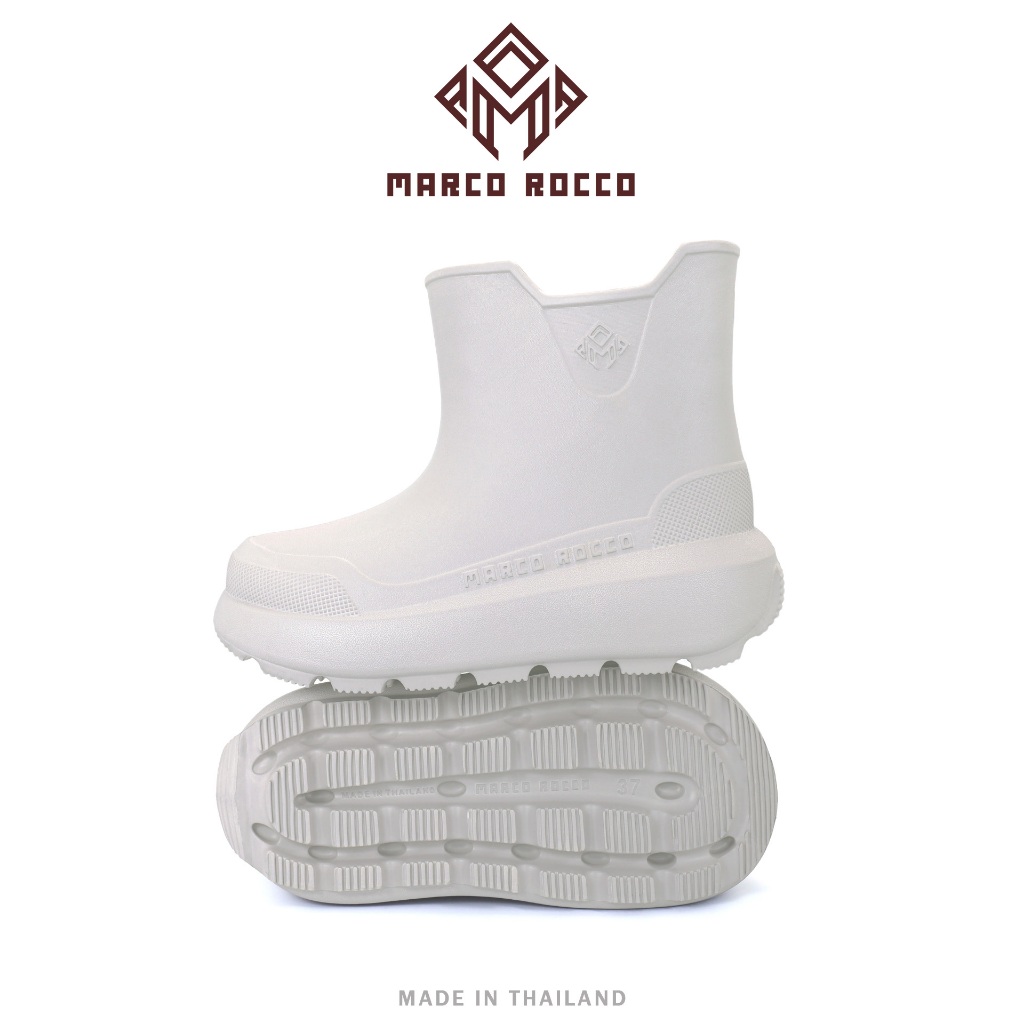 Marco Rocco รองเท้าบูทสั้น บูทยาง EVA กันน้ำ กันฝน ส้นหนา แฟชั่นผู้หญิง Size 36-41 รุ่น MR8024