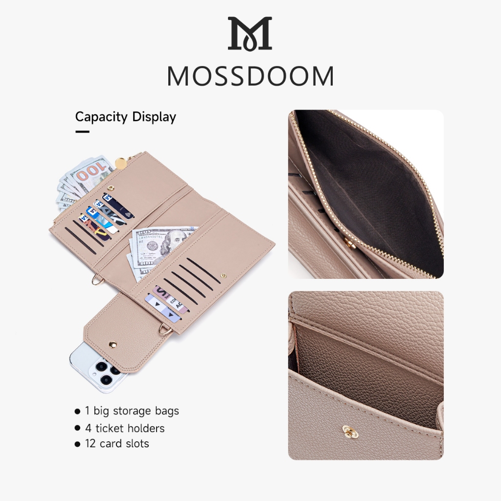 MOSSDOOM Mini Phone Bag กระเป๋าใส่โทรศัพท์มือถือ อเนกประสงค์ เรียบง่าย