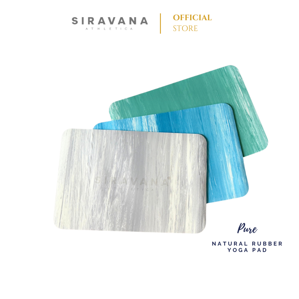 SIRAVANA Pure Natural Rubber Yoga Pad 4mm Handstand เสื่อแฮนด์สแตนด์ รุ่น Pure