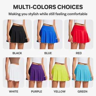 Cosleaf Skirt กระโปรงสปอร์ตเอวสูง Lyarc Fabric ผ้ายืด แห้งไว มีซับใน มีกระเป๋าใส่ของด้านหลัง ใส่ได้ทั้งแฟชั่นและกีฬา