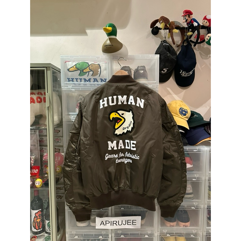🦅💚HUMAN MADE MA-1 JACKET OLIVE DRAB 💚🦅 XL