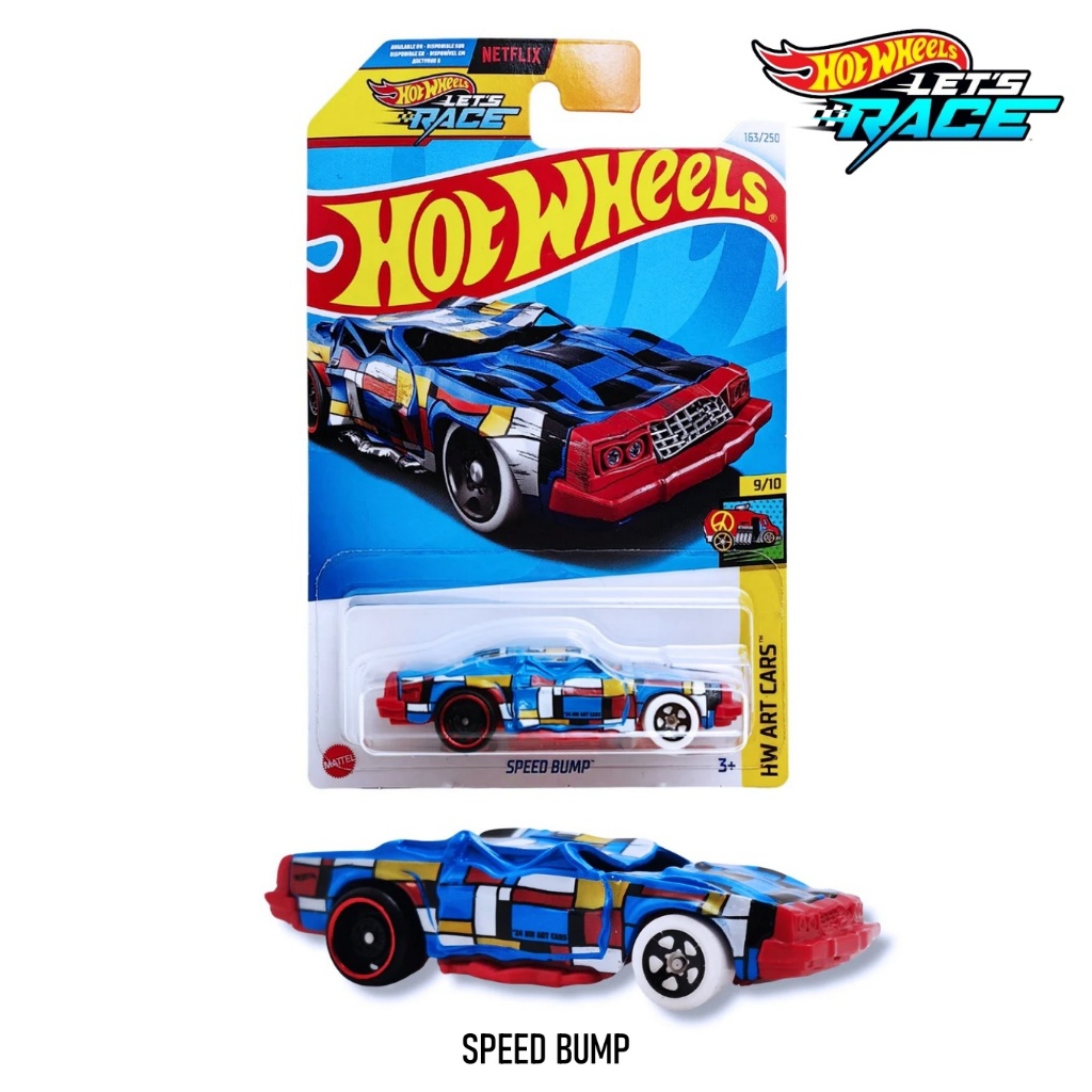 โมเดลรถเหล็ก Hot wheels : รุ่น SPEED BUMP ของแท้ สเกล1/64 พร้อมจัดส่ง ฮอตวิว # C4982 GGE6