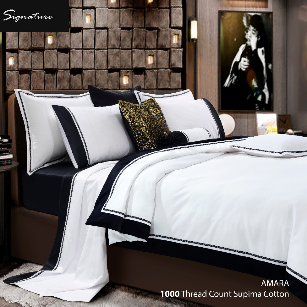 SANTAS HOME ปลอกผ้านวม AMARA | Supima cotton 1000 เส้นด้าย