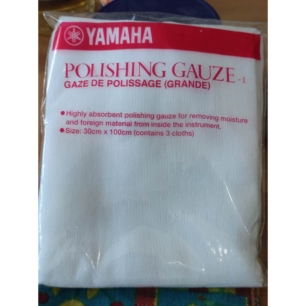 ผ้ากอซทำความสะอาดยี่ห้อ Yamaha Polishing Gauze มีขนาดให้เลือก