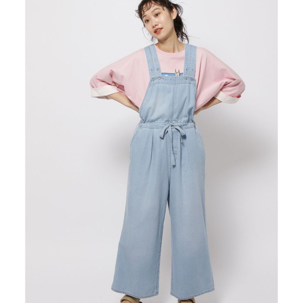 [niko and ...JEANS 2024SS] Wide easy overalls
