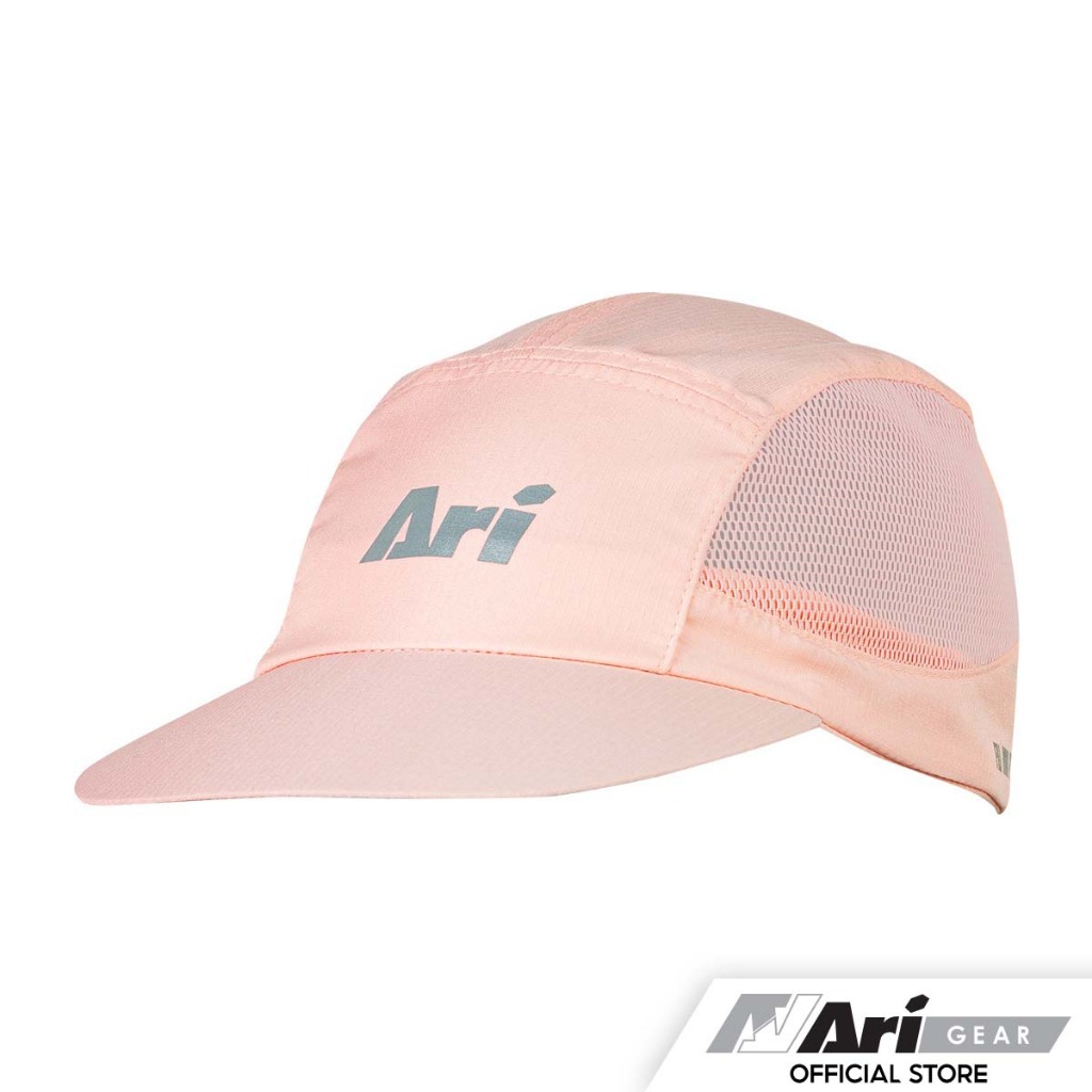 ARI HYPERLIGHT RUNNING CAP - LIGHT PINK/SILVER หมวก อาริ รันนิ่ง สีชมพู